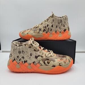 Puma MB.01 Shoes Mens Size 11 Beige Orange LaMelo Ball Basketball Camo 379217-01